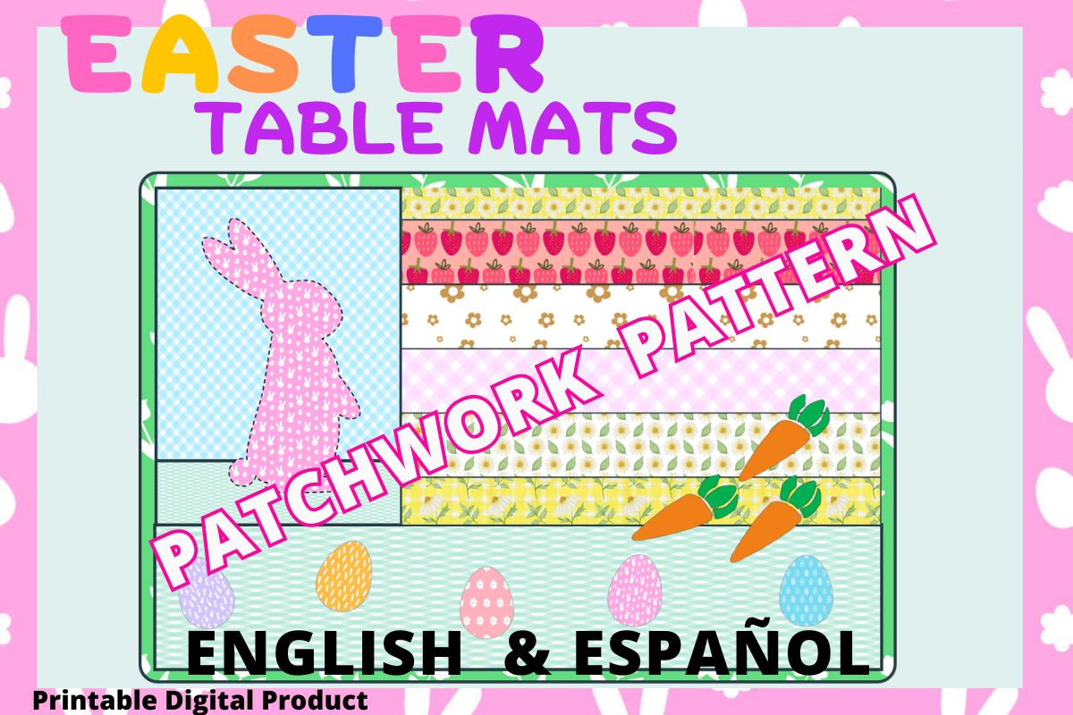 Easter Table Mat Patchwork Pattern