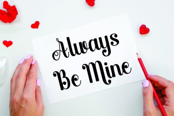 Happy Valentine Font - Preview 4