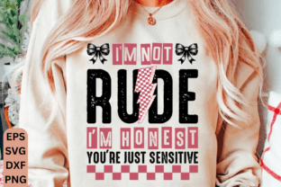 I Wasn't Rude I'm Not Rude SVG PNG Snarky Sarcastic Graphic by DefabriCat · Creative ...