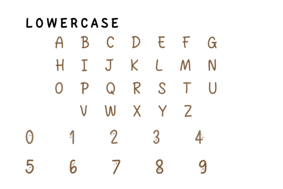 Love Star Font PNG with transparent background - Preview 2