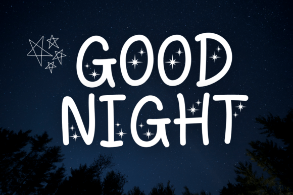 Love Star Font PNG with transparent background - Preview 3