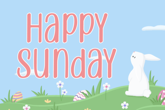 Male Rabbit Font PNG with transparent background - Preview 1