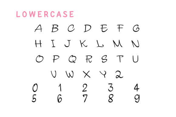 Pet Cat Font PNG with transparent background - Preview 2