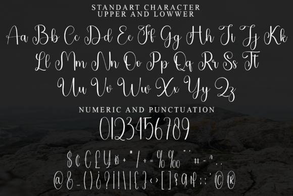 Rustic Pantry Font PNG with transparent background - Preview 2