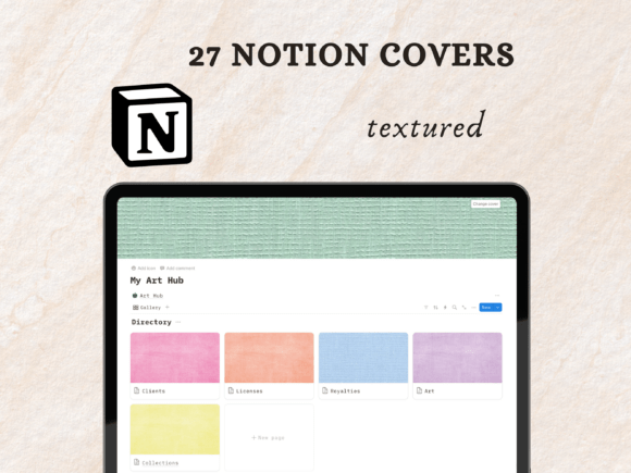 Textured Notion Covers