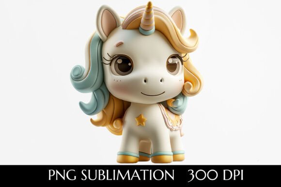 Whimsical Unicorn Graphic Illustrations By Rizu Designs