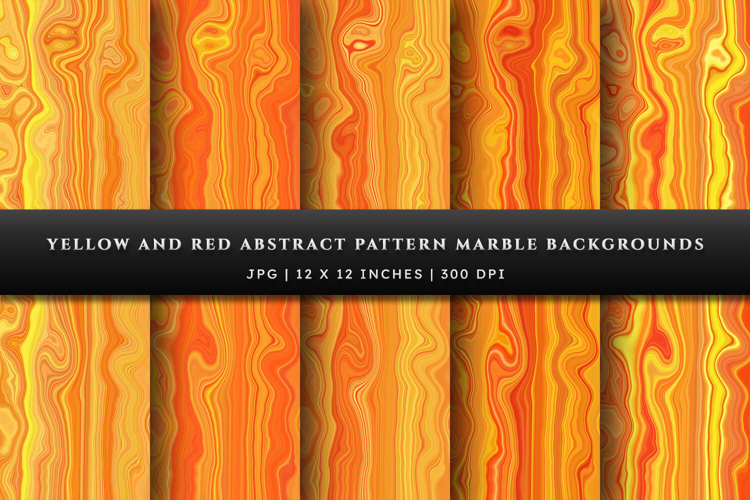 Yellow and Red Abstract Pattern Marble Graphic by Pugazh Logan ...