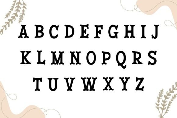 Block Print Font - Preview 2