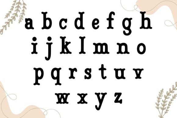 Block Print Font - Preview 3