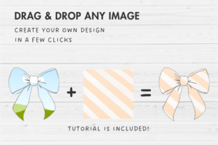 Coquette Bow Canva Frame Template Graphic by StudioAdour · Creative Fabrica