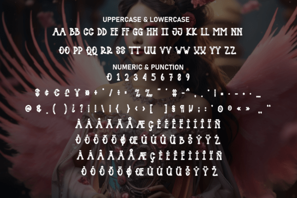 Cupid Queen Font PNG with transparent background - Preview 6