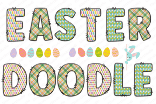 Easter Alphabet Doodle Letters PNG Graphic by ElksArtStudio · Creative ...