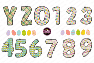 Easter Alphabet Doodle Letters PNG Graphic by ElksArtStudio · Creative ...