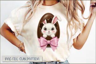 Easter Bunny Chocolate Egg PNG Graphic by Extreme DesignArt · Creative ...