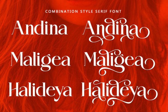 Kalista Elegant Font PNG with transparent background - Preview 2