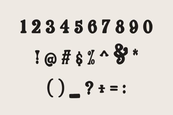 Rustic Scroll Font PNG with transparent background - Preview 4