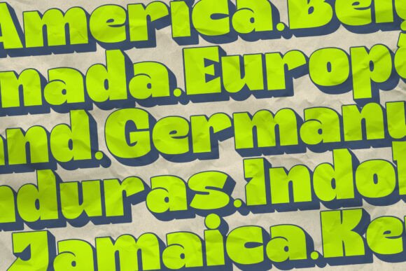 Salgado Font PNG with transparent background - Preview 3