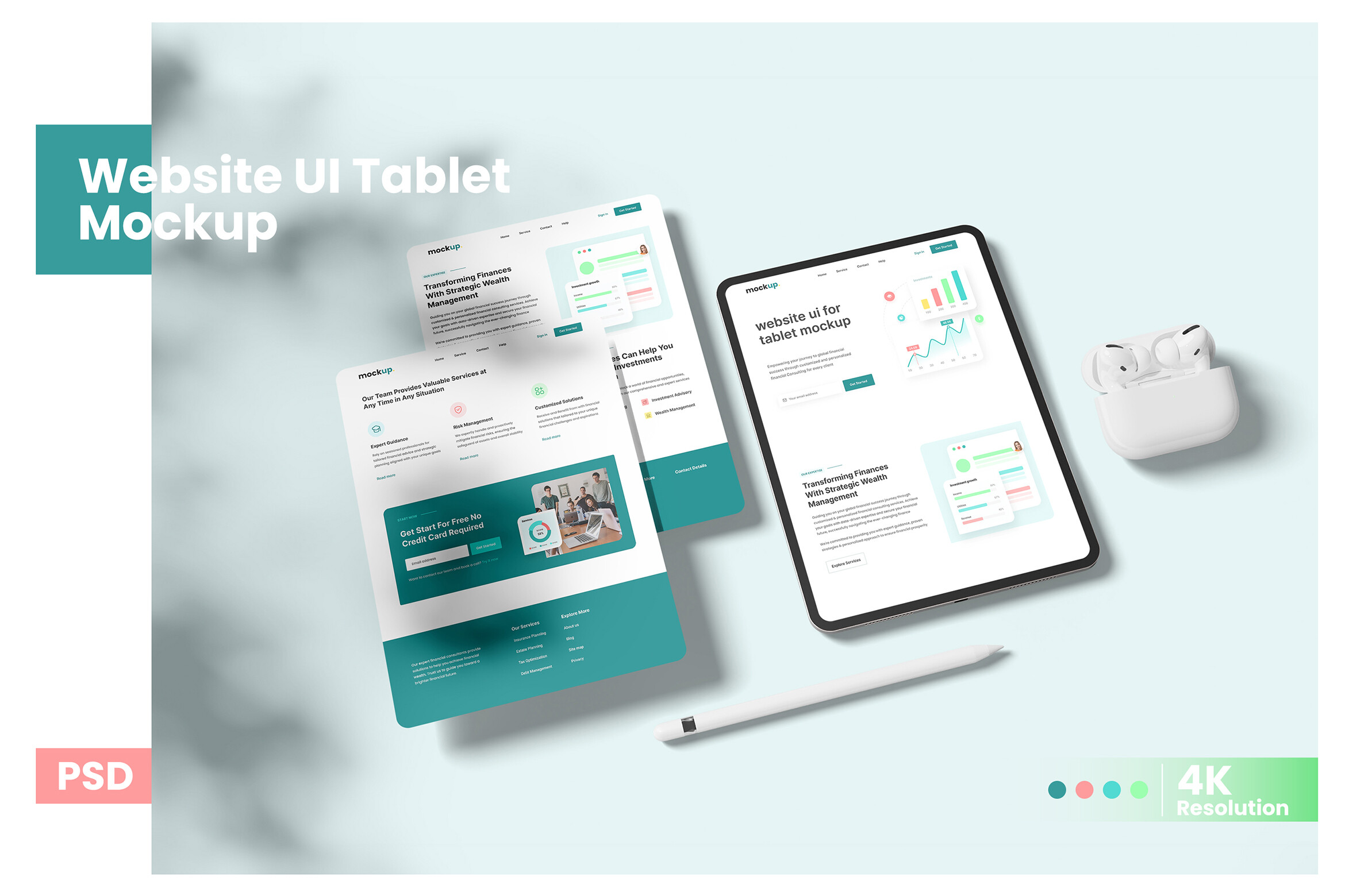 Website UI Tablet Mockup Graphic by My Code Std · Creative Fabrica