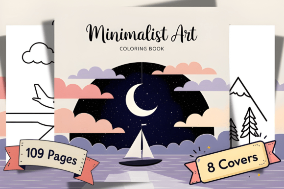 Minimalist Art Coloring Pages