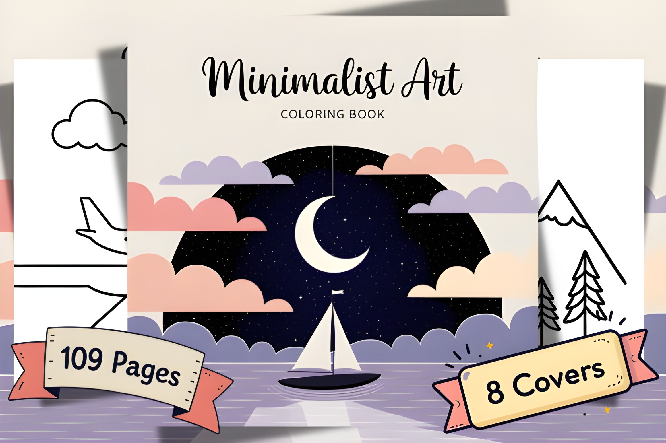 Minimalist Art Coloring Pages