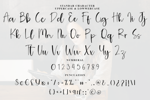 Background Signature Font - Preview 3