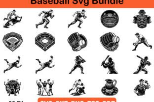Baseball Svg Bundle, Sports Svg Bundle Graphic by Creativity Designer ...