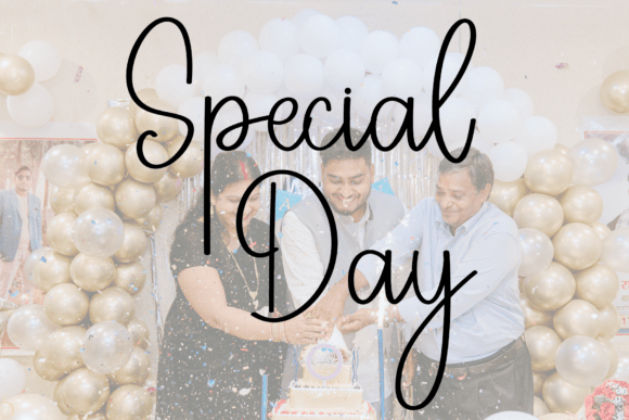 Birthday Font - Preview 5