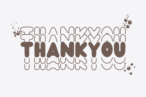 Bubble Stacked Font - Preview 6