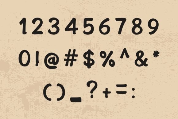 Cozy Hand Font PNG with transparent background - Preview 5