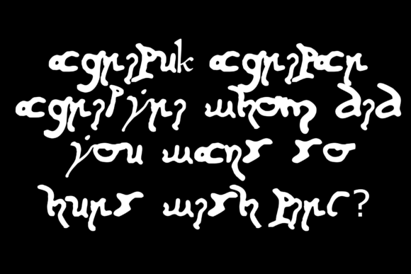 Cursivo Saxonio Font - Preview 3