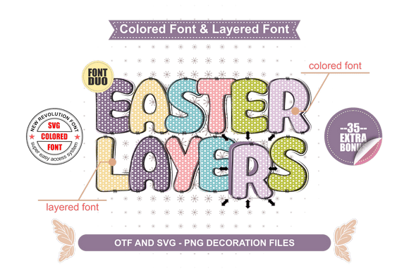 Easter Bundle Font - Preview 1