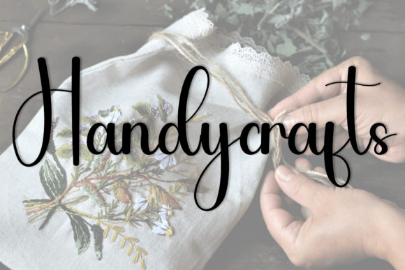Embroidery Font - Preview 2