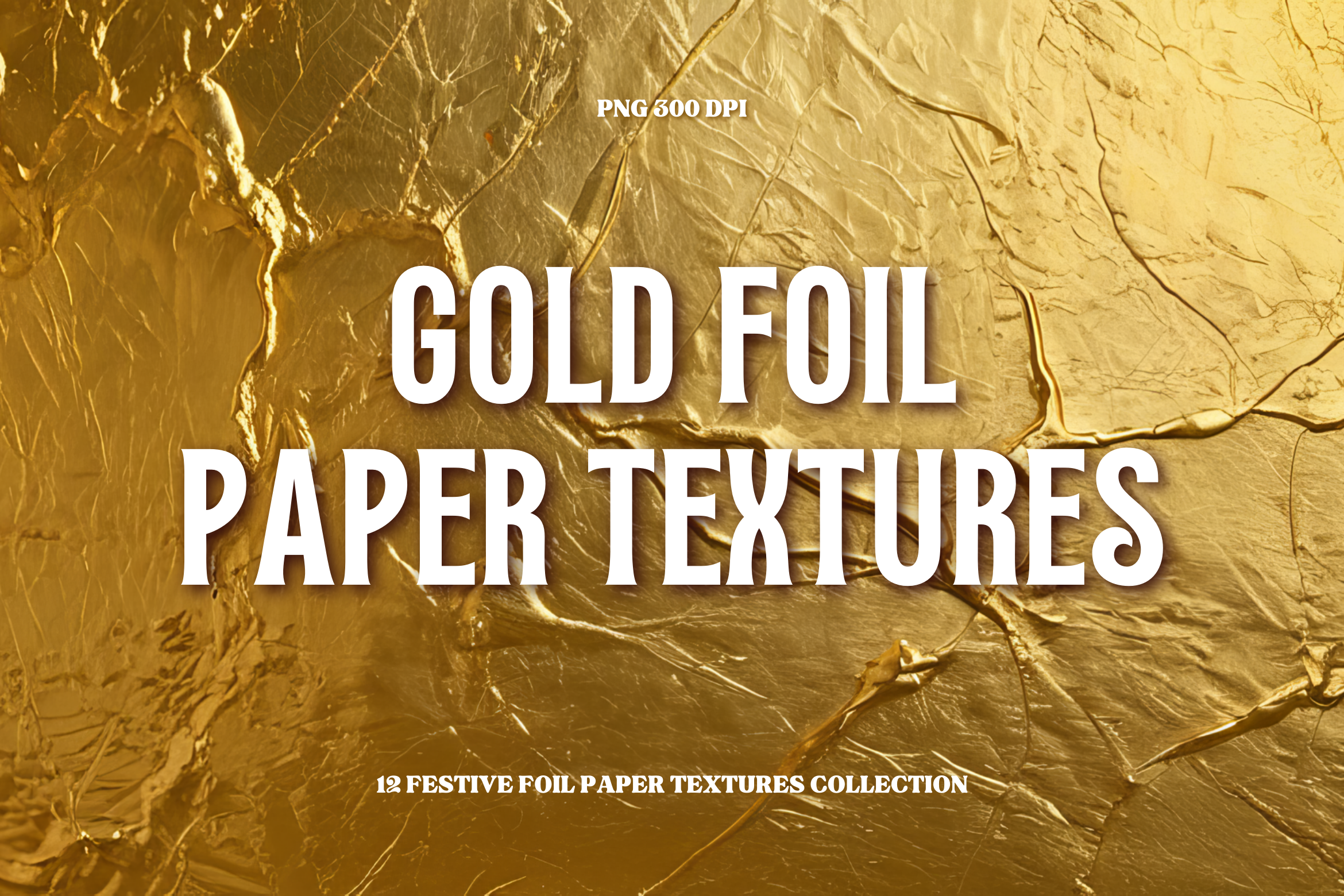 Festive Gold Foil Paper Textures Set Graphic by barsrsind · Creative ...