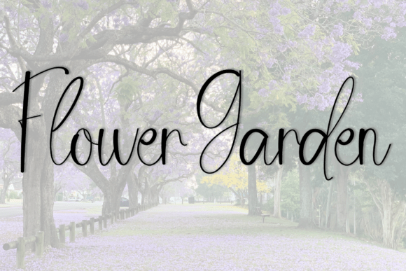 Flower Font - Preview 2