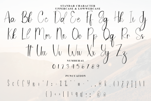 Flower Font - Preview 3