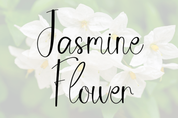 Flower Font - Preview 6