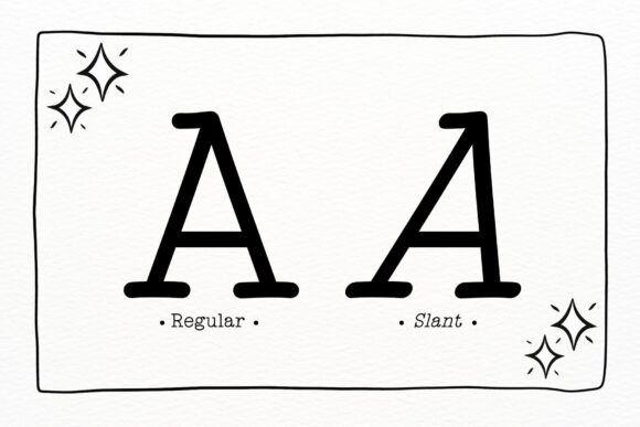 Fox Machine Font PNG with transparent background - Preview 1