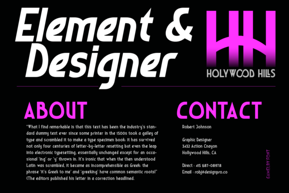 Gamelry Font - Preview 3