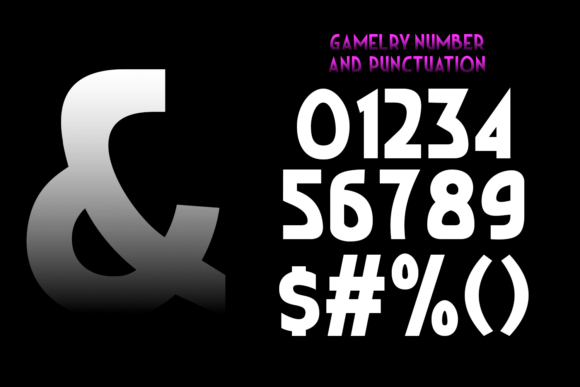Gamelry Font - Preview 6