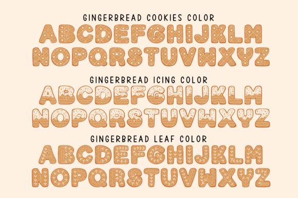 Gingerbread Font - Preview 1