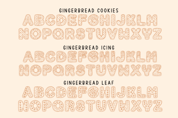 Gingerbread Font - Preview 2