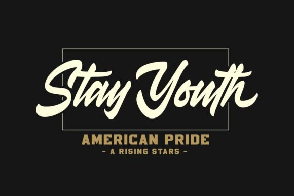 Golden Varsity Font - Preview 2
