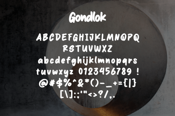 Gondlok Font - Preview 1