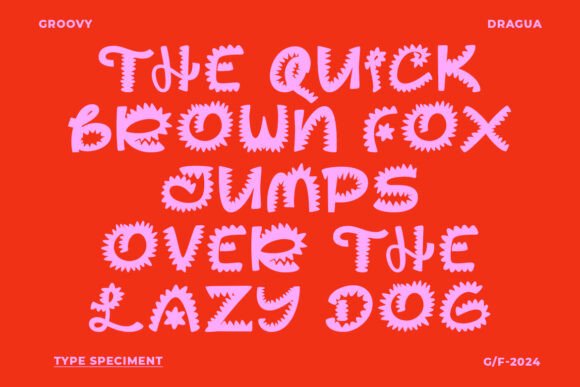 Groovy Dragua Font - Preview 1