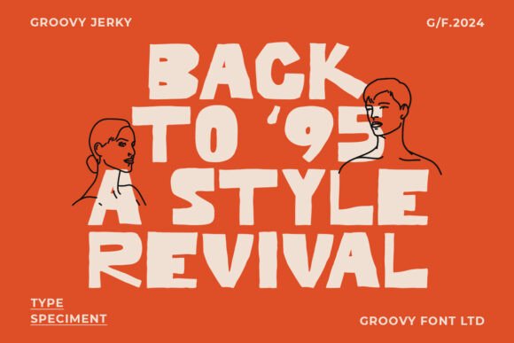 Groovy Jerky Font - Preview 4