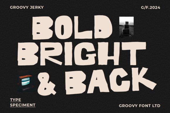 Groovy Jerky Font - Preview 6