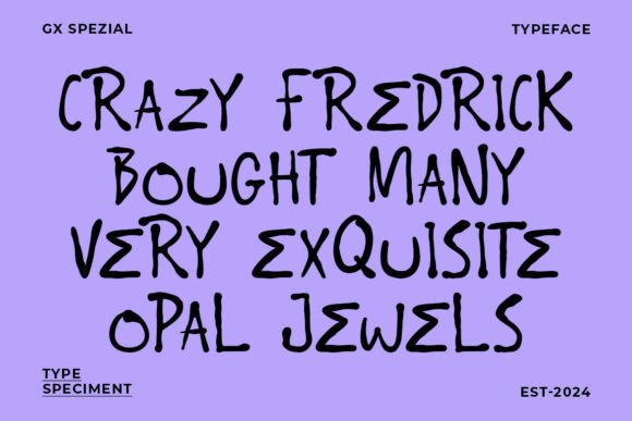 Groovy Spezial Font PNG with transparent background - Preview 1