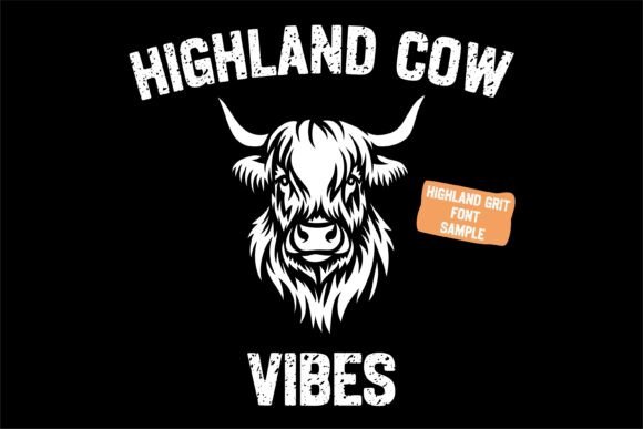 Highland Bundle Font PNG with transparent background - Preview 5