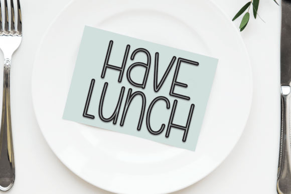 Outline Valentine Font PNG with transparent background - Preview 4
