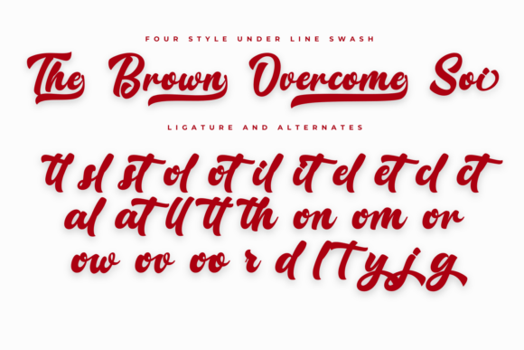 Rallidoni Lettering Font PNG with transparent background - Preview 2